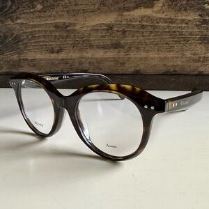 CELINE PARIS Brown Tortoise 41461/F Frames Eyeglasses Glasses Optical Eyewear
